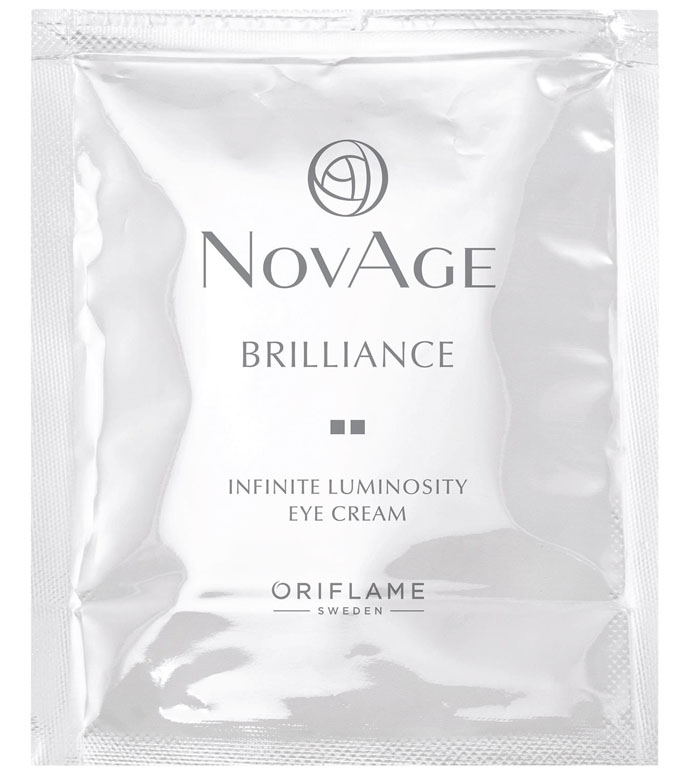 Пробник Крем для кожи вокруг глаз против пигментации Novage Brilliance Infinite Luminosity - код 36203